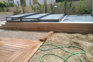 Habillage piscine en composite