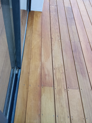 Terrasse en bois à Narbonne en garapa