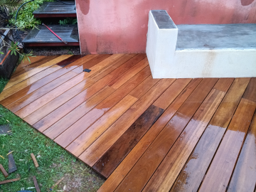 Terrasse en Itauba