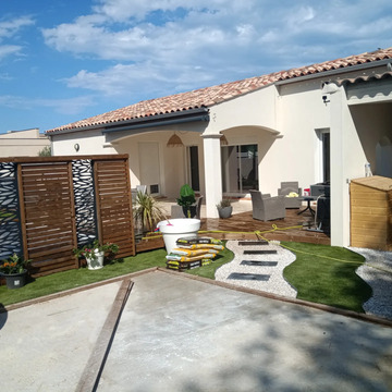 Aménagement extérieur complet sur Agde